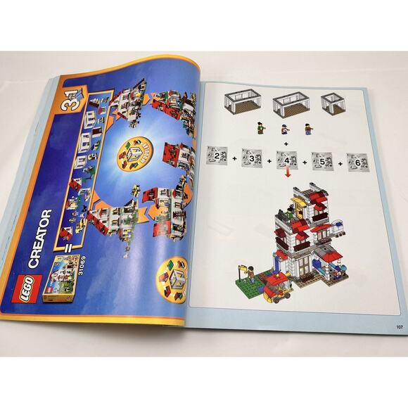 Lego Creator 3-In-1 Modular Family Villa 31069 - Instruction Manual Book Only - Picture 4 of 5